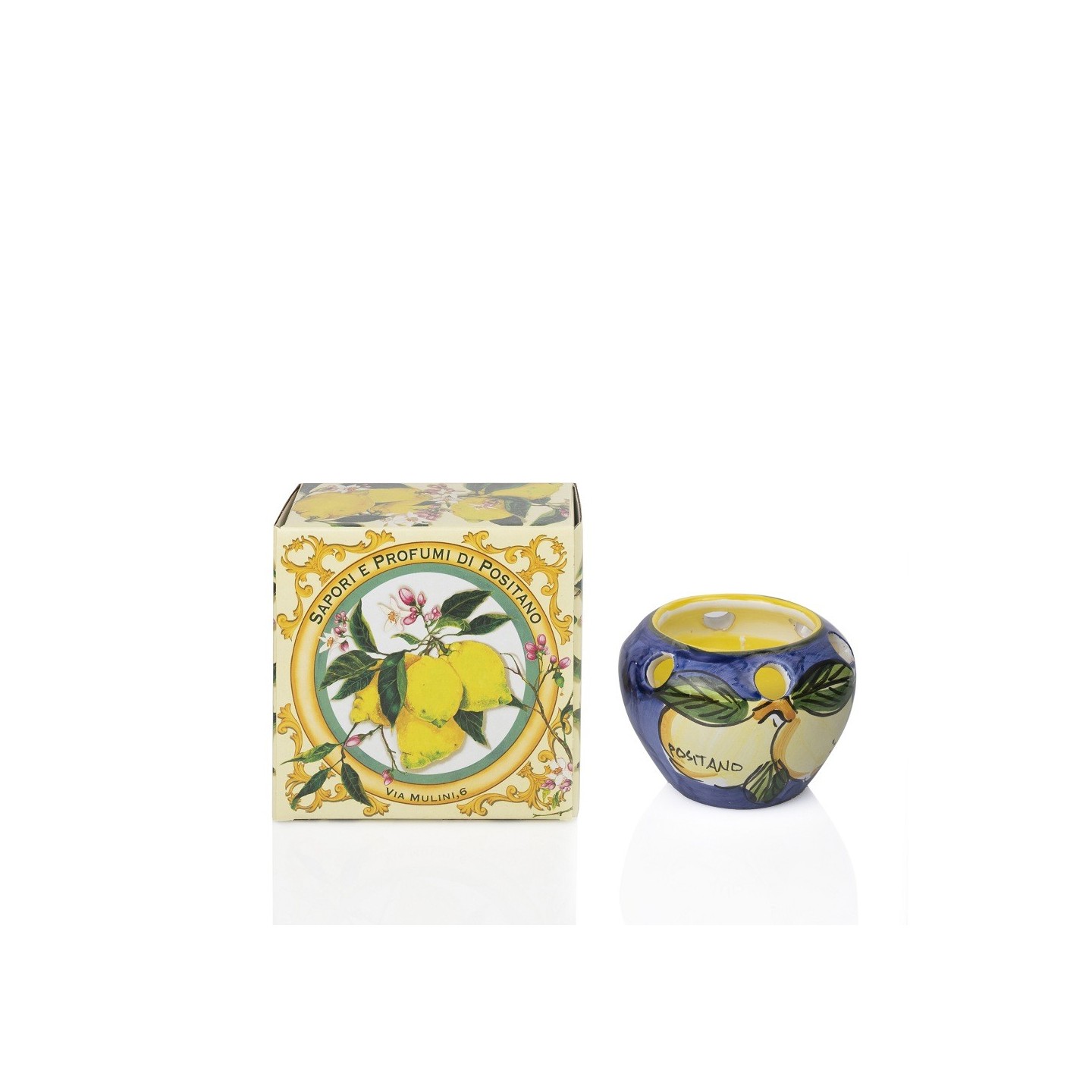 Scented candles with lemon essential oils and citronella essence – Sapori e Profumi di Positano