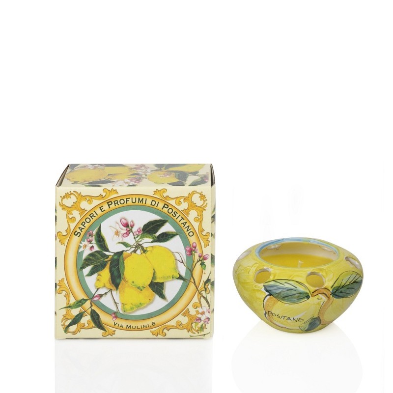 Scented candles with lemon essential oils and citronella essence – Sapori e Profumi di Positano