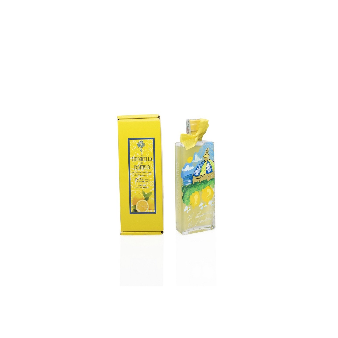 Handmade Limoncello 20 cl with hand-painted bottle  – Sapori e Profumi di Positano