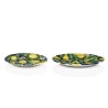 Hand-painted oval ceramic plate featuring lemons  – Sapori e Profumi di Positano