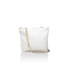 Canvas and Italian lace bag, handmade in Italy with a chain strap – Sapori e profumi di Positano
