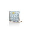 Canvas and Italian lace bag, handmade in Italy by Sapori e profumi di Positano with with a chain strap – Sapori e profumi di Pos