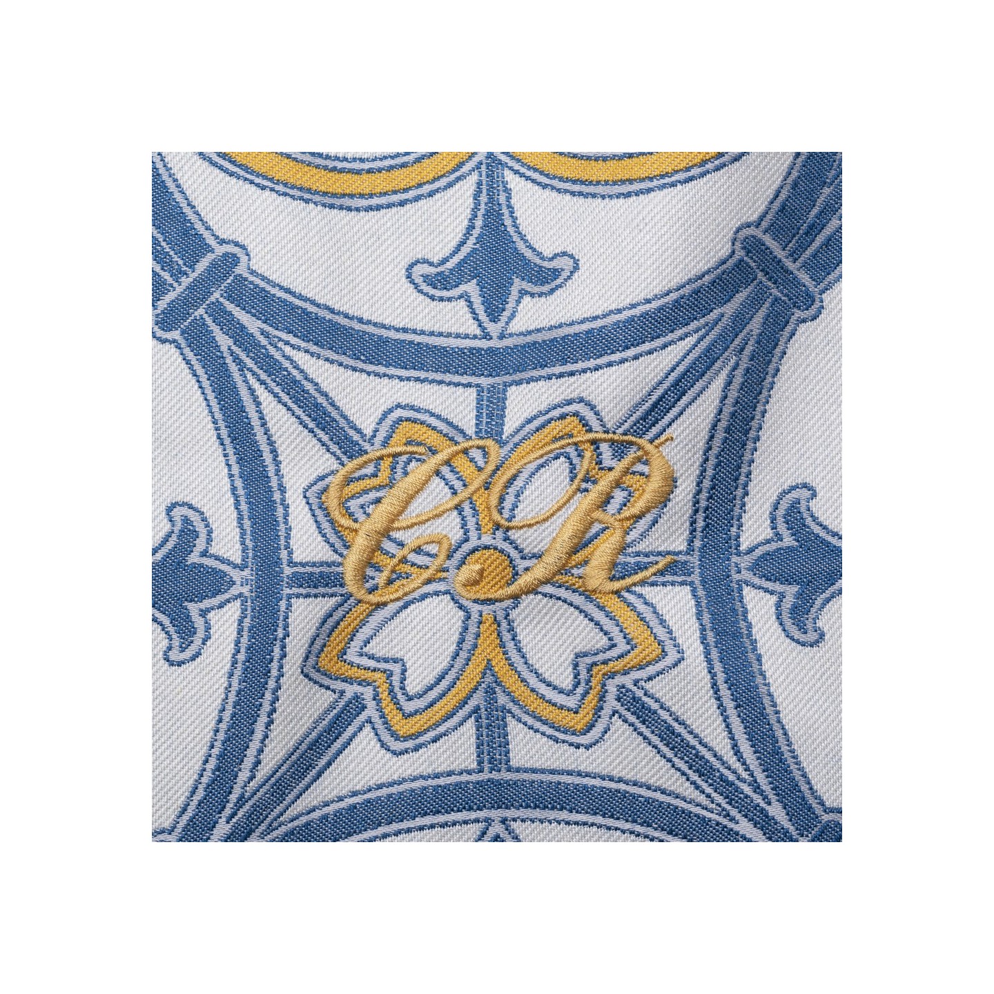 Cotton and silk bag from San Leucio, handmade in Italy with with a chain strap – Sapori e profumi di Positano