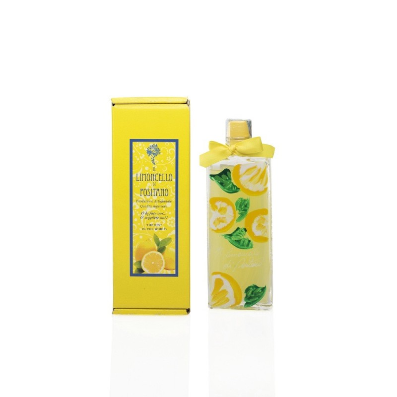 Limoncello artigianale 20 cl con bottiglia dipinta a mano  - Sapori e Profumi di Positano
