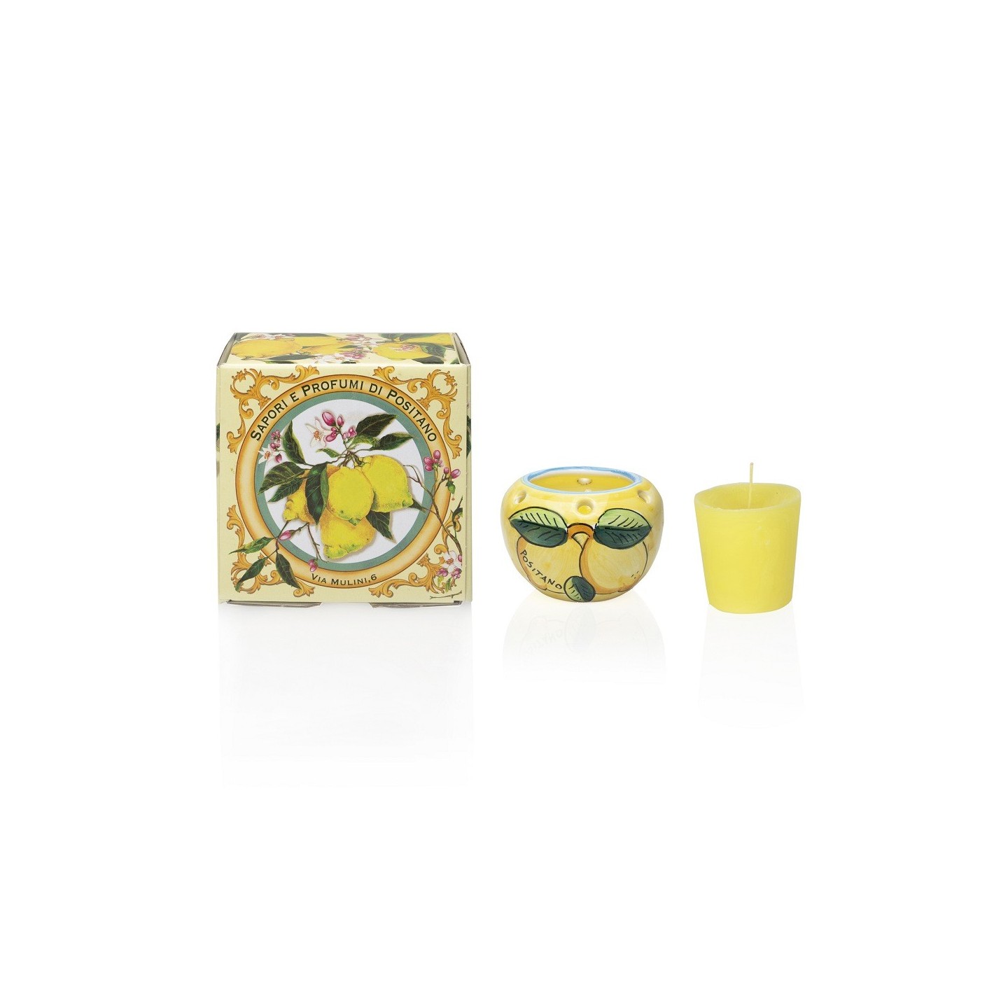 Scented candles with lemon essential oils and citronella essence – Sapori e Profumi di Positano