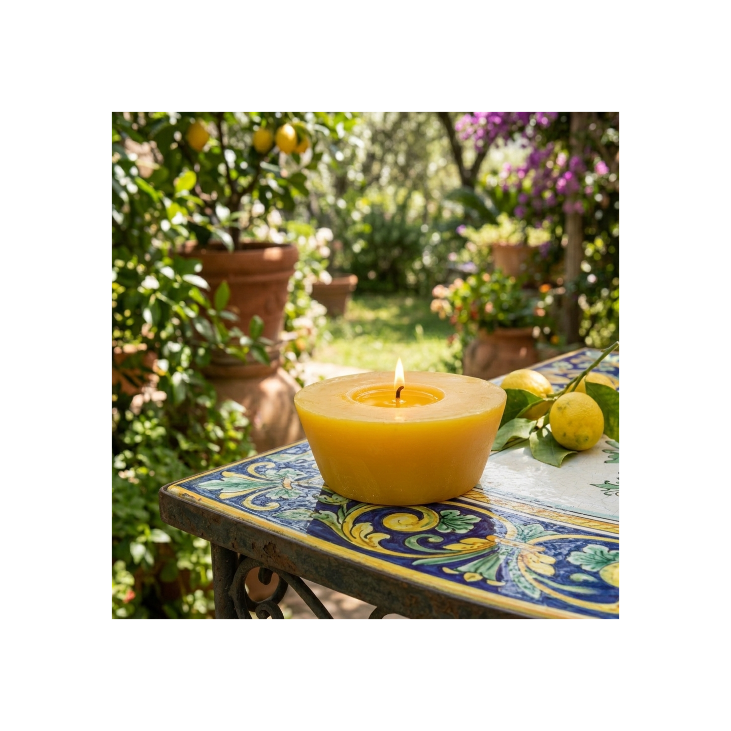 Candele profumate agli oli essenziali di limone e essenza di citronella – Sapori e Profumi di Positano