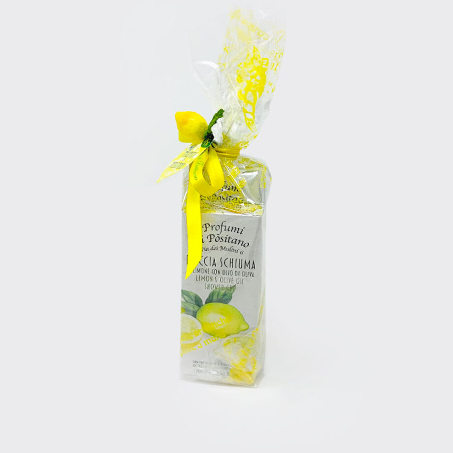 Set lemon and olive oil body cream and shower gel. Buy now on our Lemon Shop. Sapori e Profumi di Positano